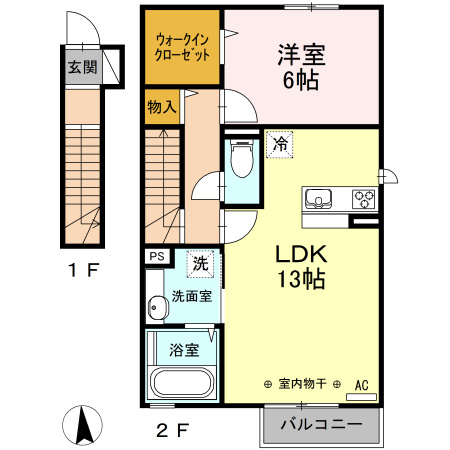 シュプールAの間取り