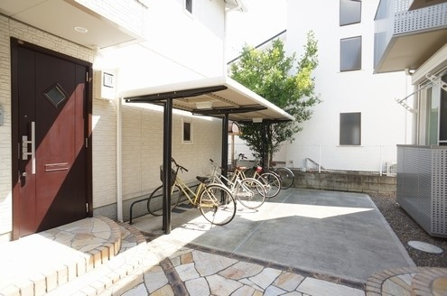 タプローコートＡのその他共用部分|共用部には駐輪場を設置♪