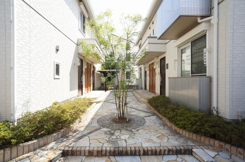 タプローコートＡのエントランス|お洒落な建物入口♪