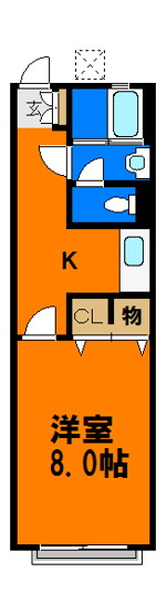 【間取り】 | キャンパスコーポ | 広くて、環境の良いお部屋ございます！