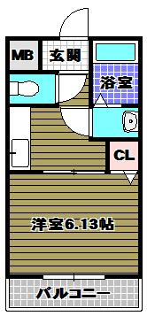 エステラグーナ七番館の間取り