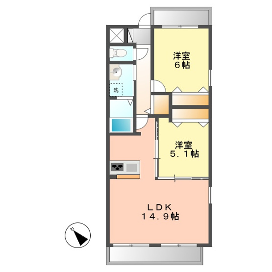 【間取り】 | マッシュ春日（Mashu春日） | マッシュ春日（Mashu春日）　お問合せはなご家おもてなし不動産へ。