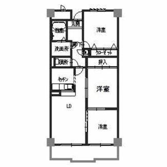 【間取り】 | プルミエールＩ.Ｋ