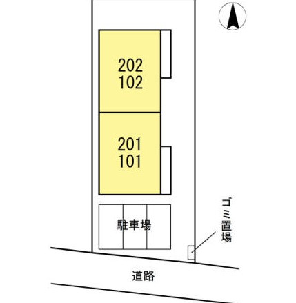 ヴィラ多摩の区画図