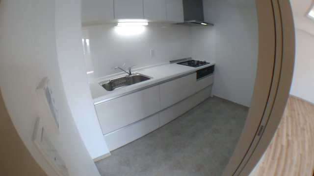 台東区台東４丁目の賃貸マンションのキッチン|室内フルリノベーション・オールフローリング