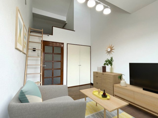 【居間・リビング】 | ユーズ・アークⅠ・Ⅱ | CGイメージ※家具家電はつきません※別間取りイメージです