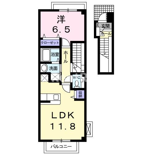 プーリヴァーＡの間取り|間取図