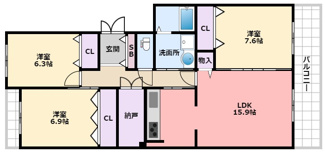 【間取り】 | RUNOAS　Koushien