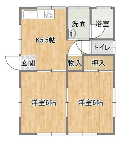 助川戸建の間取り