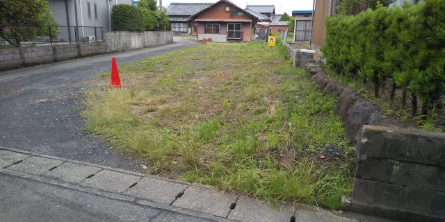 ５７３１４　岐阜市茶屋新田土地の外観