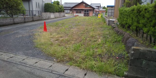 ５７３１４　岐阜市茶屋新田土地の外観