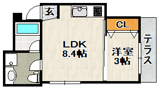 Leggero中山の間取り