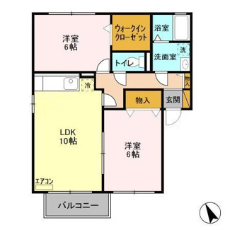 【間取り】 | ベルデュールすず樹Ｂ