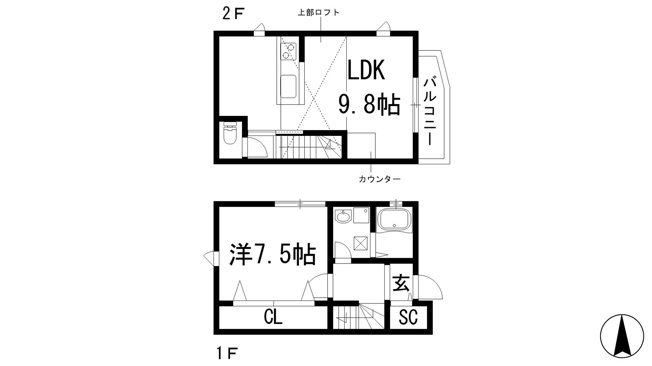 【間取り】 | ベルリードクプル仁川
