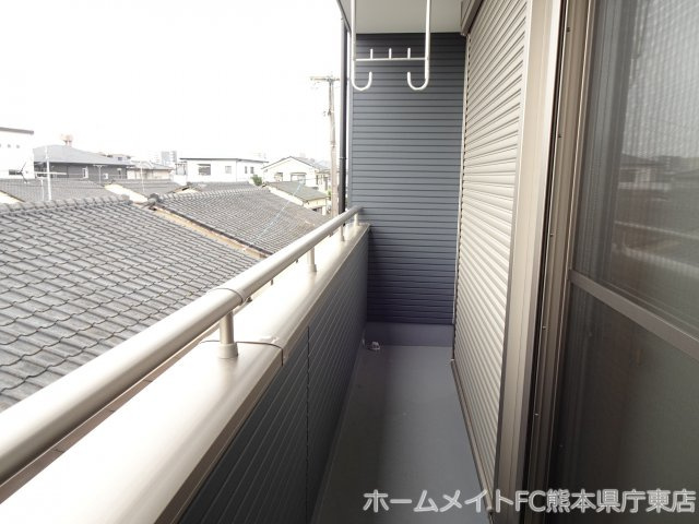 熊本市中央区出水６丁目の一戸建てのバルコニー
