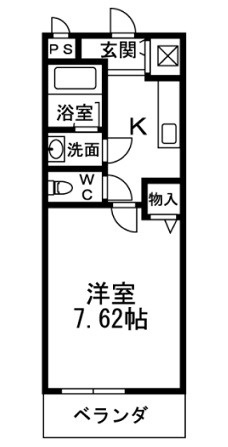 ポプラーレ キシダの間取り