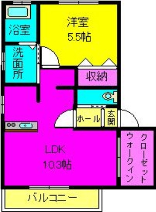 【間取り】 | プチパレスＭ
