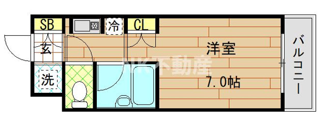 【間取り】 | フォレストコート長瀬（長瀬賃貸） | 間取りです