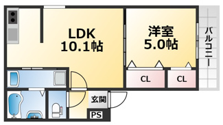 【間取り】 | フジパレス須磨鷹取Ⅱ番館