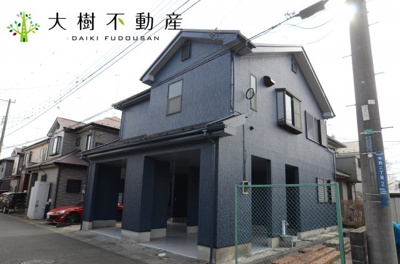 【外観】 | 海老名市中野　中古一戸建て　【仲介手数料無料】 | スタイリッシュな外観