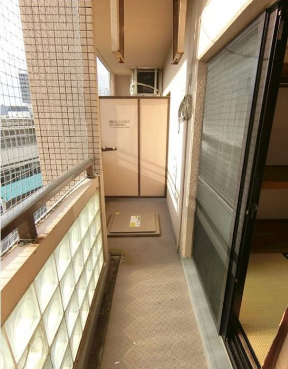 エスポワール六ツ門のバルコニー