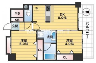 【間取り】 | アーデンタワー本町イースト