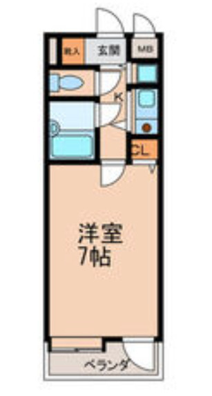 朝日プラザ久留米Ⅱ【キャッシュバック対象物件】の間取り