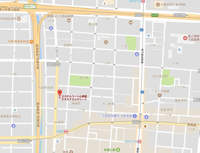 【地図】 | エステムコート心斎橋EASTⅢエクシード