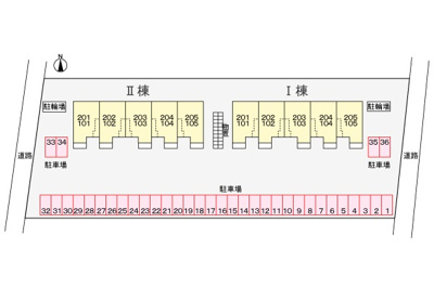 【区画図】 | リバティーヒルズⅡ