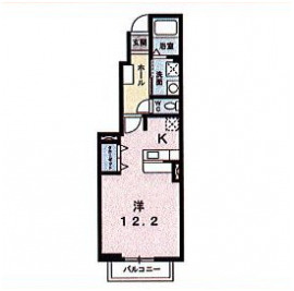 都城市平江町の一棟アパートの間取り|ガーデンコートA棟～C棟