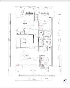 【間取り】 | コアマンションルネス呉服町