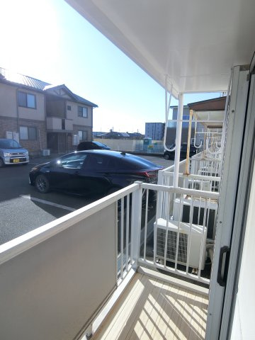 カクサン第1コーポのバルコニー