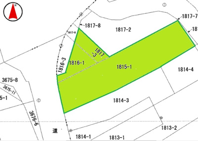 【区画図】 | 大田原市新富町3丁目　1650万円　土地