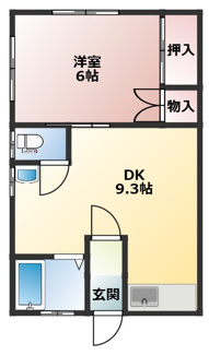 【間取り】 | サンハウス仲町