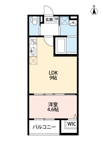ＣＲＡＳＴＩＮＥ北巽の間取り