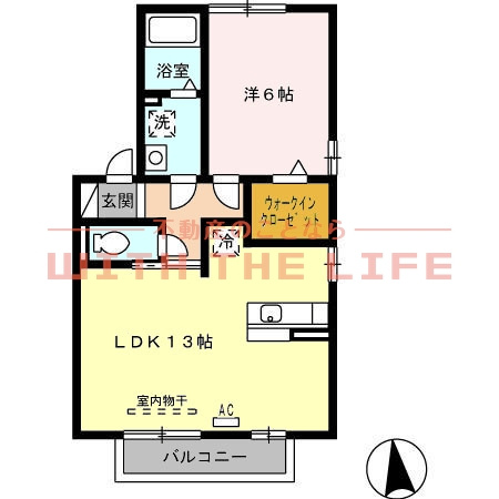 モンテカスカーダ【10，000円キャッシュバック対象物件】の間取り