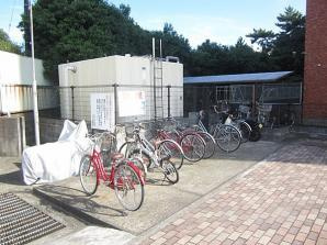光風ハイツのその他共用部分|駐輪場です