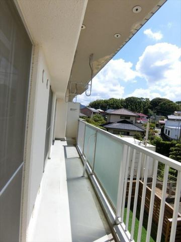 サンコーポ国分のバルコニー