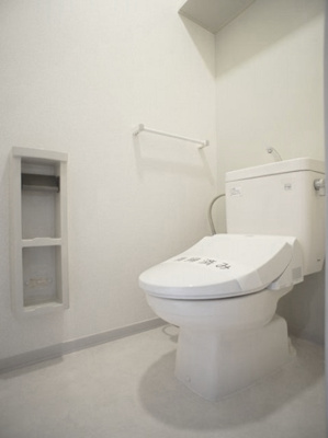 【トイレ】 | メゾンスターベストＢ | 床張替済！温水洗浄暖房便座機能付きです♪