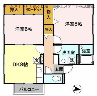 ブランドールの間取り