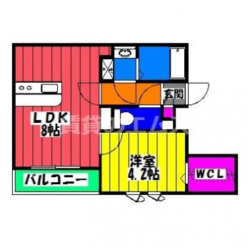 【間取り】 | カーサマコイ博多南Ⅱ | カーサマコイ博多南Ⅱの間取り