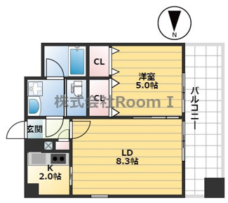 【間取り】 | ドゥーエ谷町