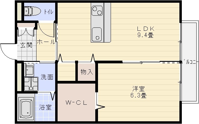 Cozy　Courtの間取り
