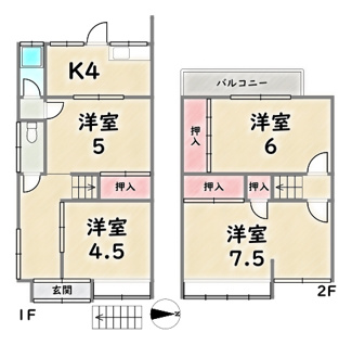 【間取り】 | 右京区御室岡ノ裾町