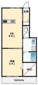 【間取り】 | ヴレクール　A