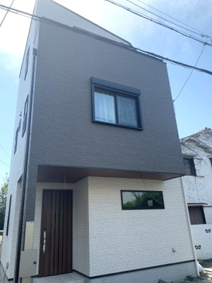 【外観】 | 明石市大久保町福田3丁目　新築戸建 | 角地になります。