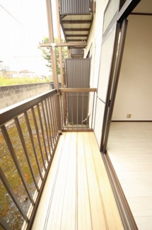 【バルコニー】 | TOYOUKEハイツ | 同施工会社同型タイプの別のお部屋です
