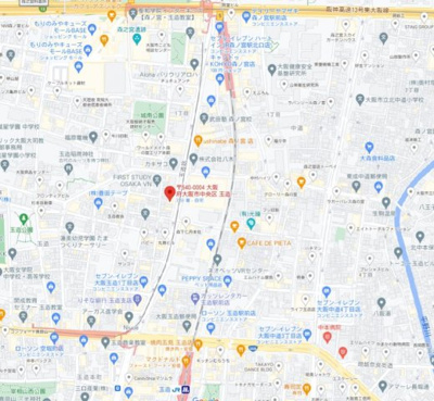 【地図】 | グランドマリン森ノ宮