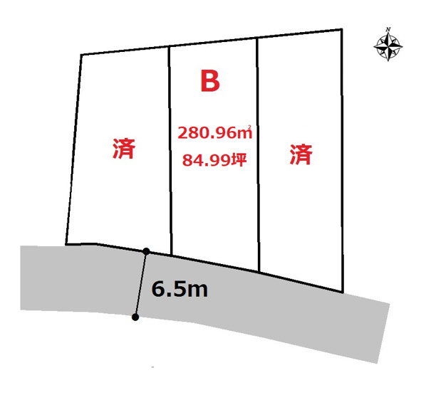  | 高崎市中里町売地　Ｂ