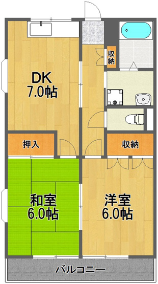 【間取り】 | コーポルピナス